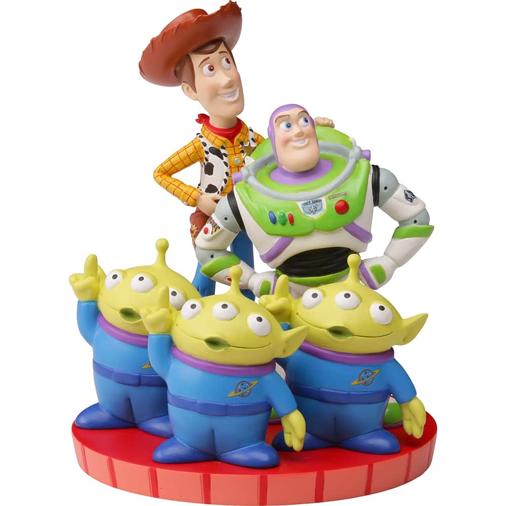 Precious Moments Disney&#xAE; Showcase Toy Story Woody And Buzz We Look Up To You Bisque Porcelain Figurine
